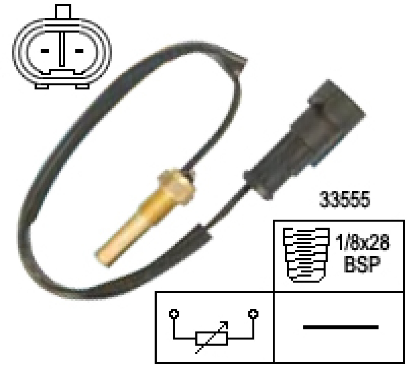 BULBO INTERRUPTOR CHEVROLET CALENTADORES CORSA D FAE 