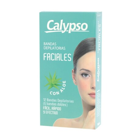 Calypso Bandas Depilatorias Faciales con Aloe 12 Bandas | Suavidad y Cuidado Natural Calypso Bandas Depilatorias Faciales con Aloe 12 Bandas | Suavidad y Cuidado Natural