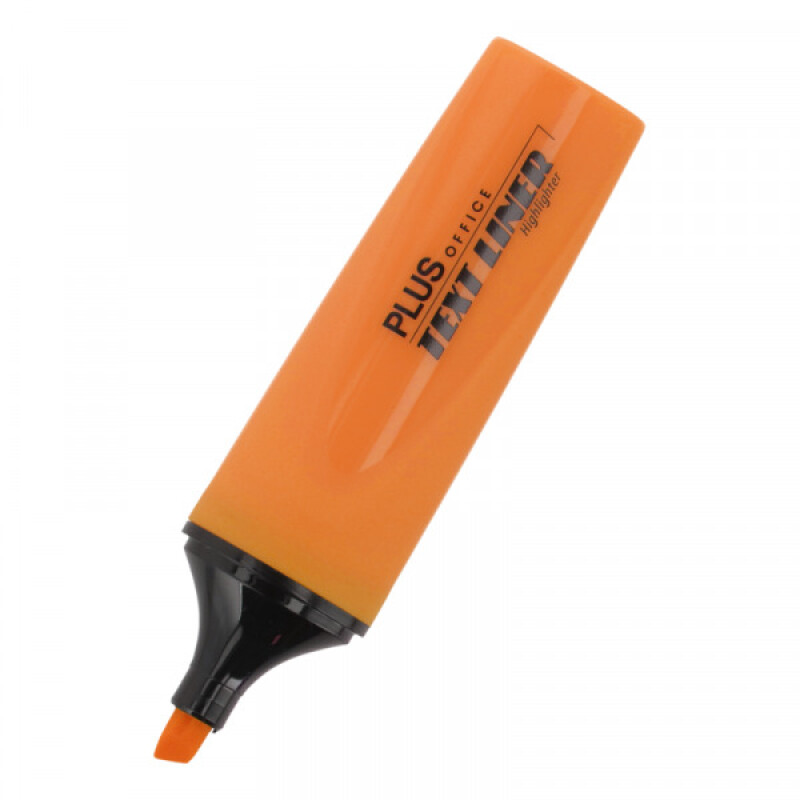 Resaltador Grueso Plus Office Naranja #Resaltador Grueso Plus Office Naranja