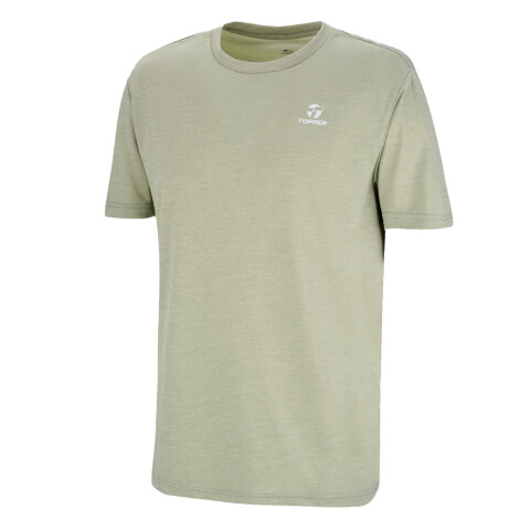 T-SHIRT BASIC WMN TRNG blanco verde stone