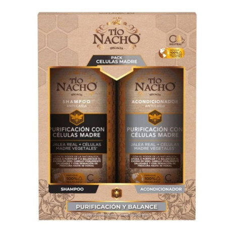 Shampoo Tio Nacho Purificacion 415Ml + Acondicionador 415Ml Pack