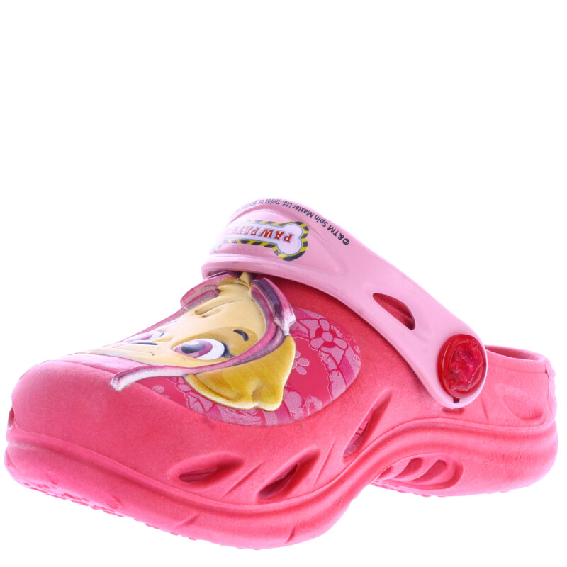 Zuecos Infantiles Plugt Paw Patrol Fucsia - Rosa