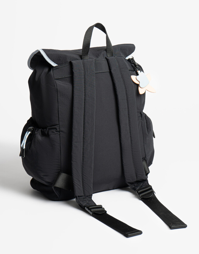 Mochilas Urbanas Back to school Mochila Urbana Con Solapa - Negro