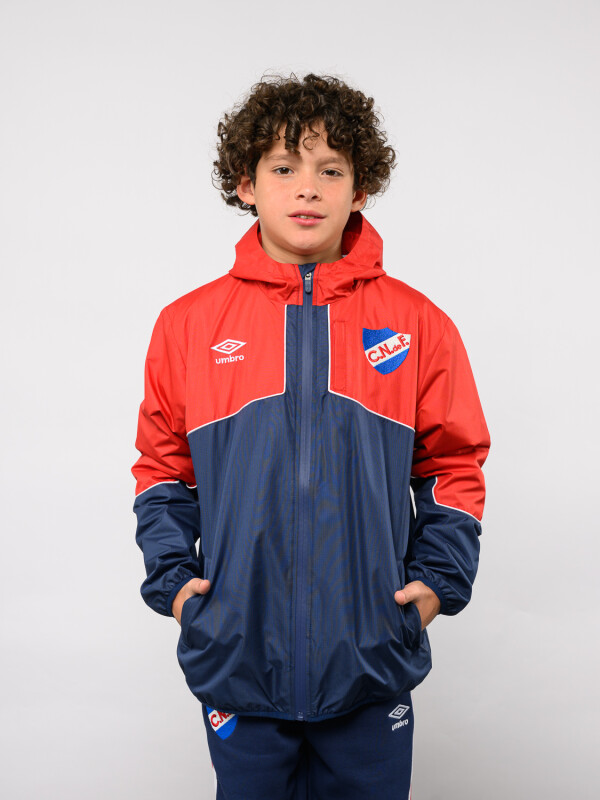 Campera De Lluvia Drift Nacional Junior Rojo, Azul Marino