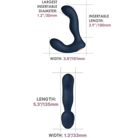 Vibrador De Próstata Pulsante Con App y USB Iker NEO Vibrador De Próstata Pulsante Con App y USB Iker NEO