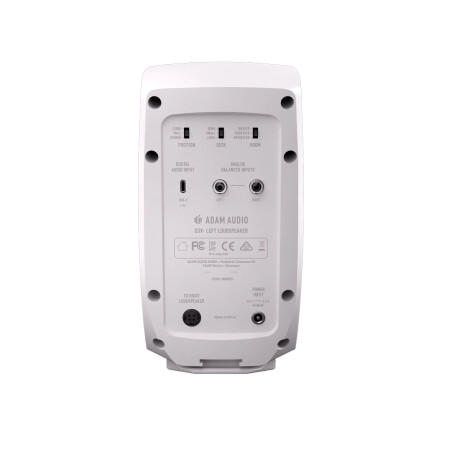 Monitores De Estudio Adam D3v 3.5" Par Blanco Monitores De Estudio Adam D3v 3.5" Par Blanco