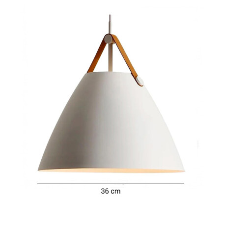 ACDTP36 Lámpara Colgante Tee Pee L Blanco ø 36 cm