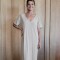 Vestido hibisco Cotton Beige