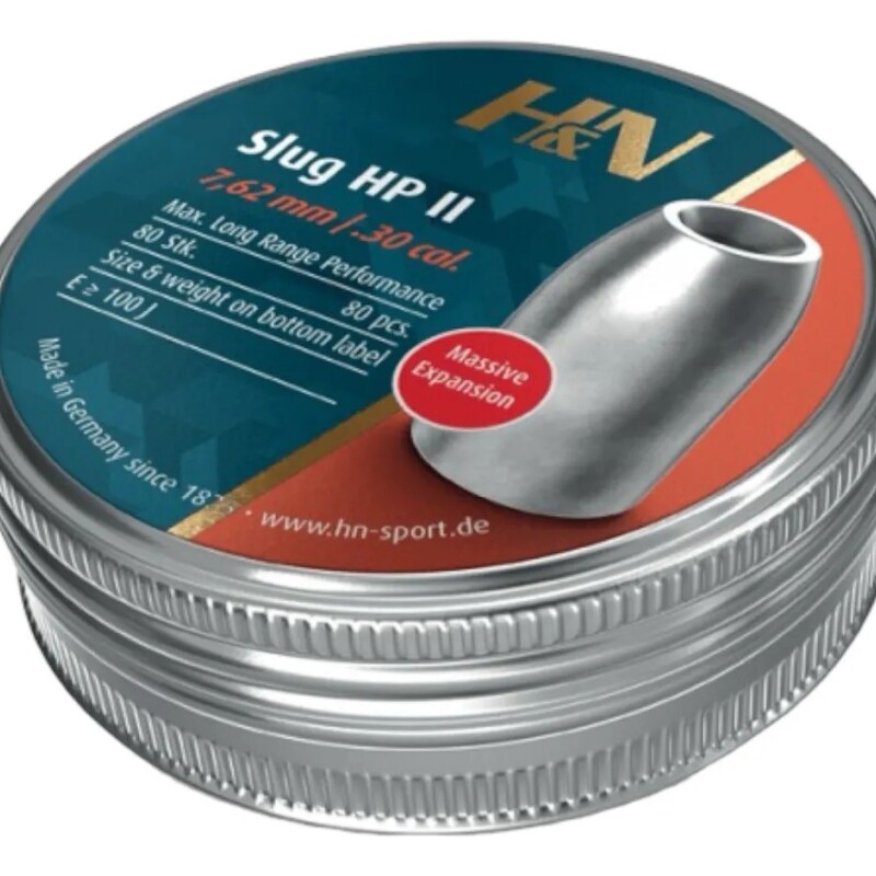 Chumbos Hyn Slug Hp II 7,62mm 54 grains Chumbos Hyn Slug Hp II 7,62mm 54 grains