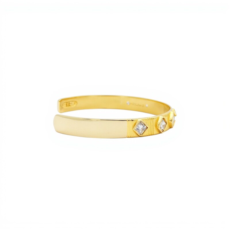 Brazalete Pune-Plata Rodinada con micra oro 18k-Piedra Topacio Azul-BR2001 conpiedra
