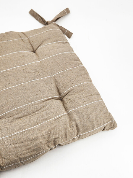 ALMOHADON SILLA RAYAS BEIGE