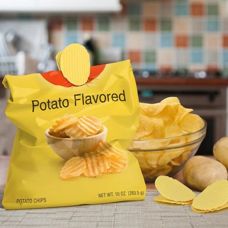 Set de 4 clips para cerrar bolsas Potato Chips