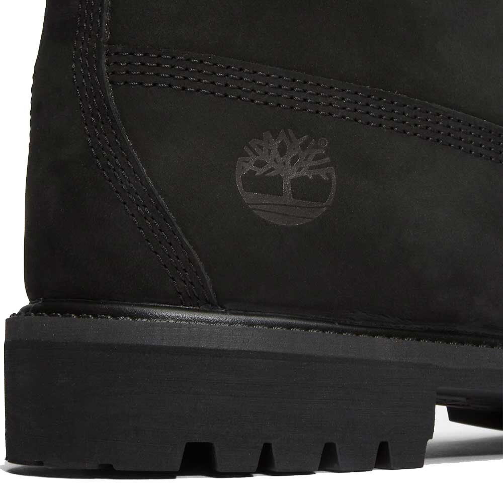 6 Inch Lace Up Waterproof - Hombre Black