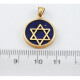 Medalla Estrella De David En Oro 18K Y Lapizlazuli Medalla Estrella De David En Oro 18K Y Lapizlazuli