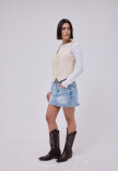Chaleco Roma beige