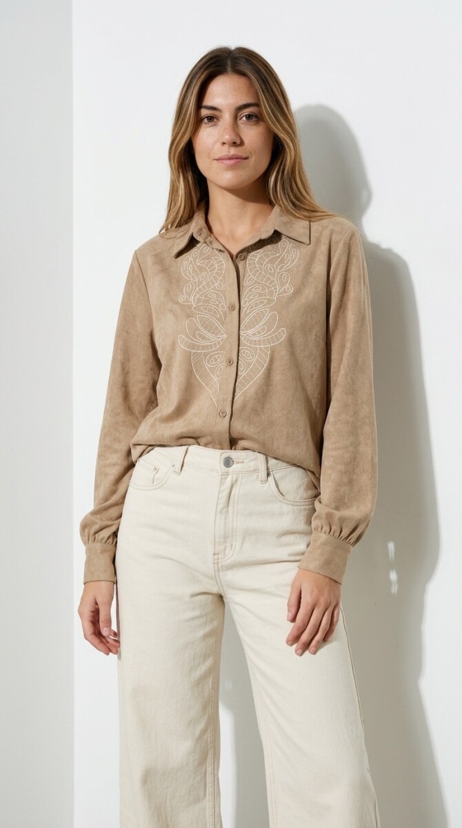 Camisa Jolie - Beige 