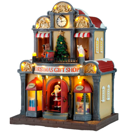 Adorno Papá Noel Decoración Casa Navidad Luz + Sonido Adorno Papá Noel Decoración Casa Navidad Luz + Sonido