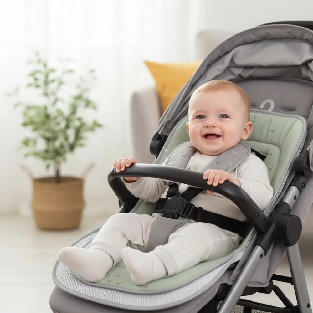 Colchon kikkaboo para coche universal verde