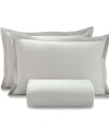 Juego Colcha y Funda Piquet Dohler 1 Plaza 100% Algodón Gris Plata