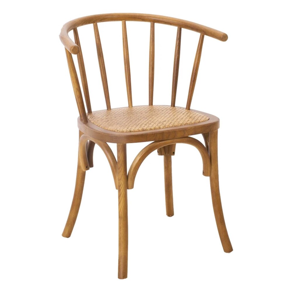 SILLA DE COMEDOR MADERA NATURAL-BEIGE WINDSOR