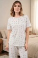 Pijama Capri Algodón Della Bella 1415953 Pijama Capri Algodón Della Bella 1415953