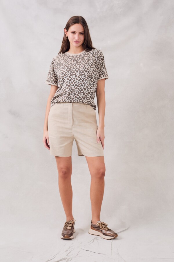 Remera Animal Print Multi