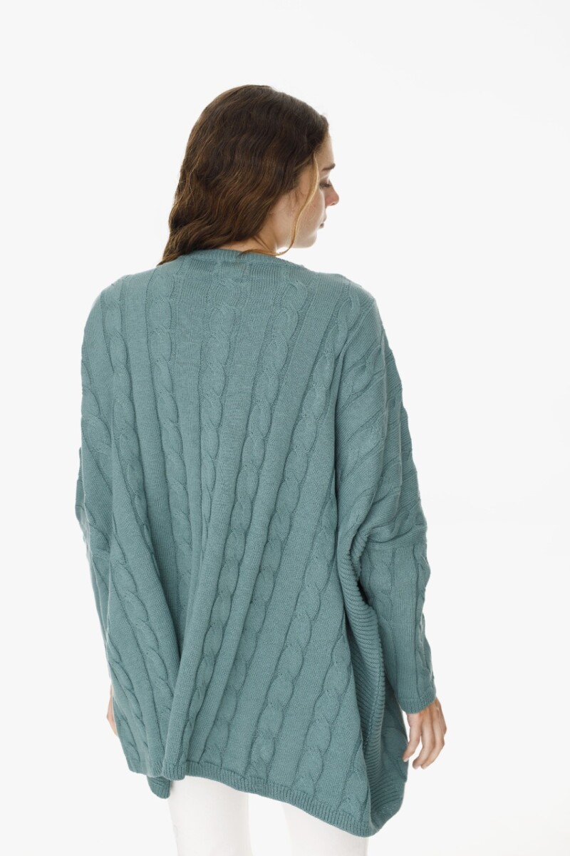 Sweater Oceano Verde Petroleo