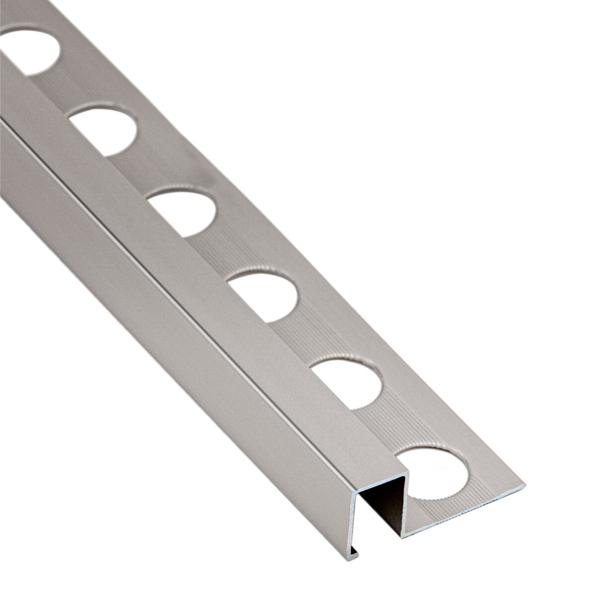 LISTELO ALUMINIO 12X10 2.60 MTS PLATA BRILLO ALUMACER 