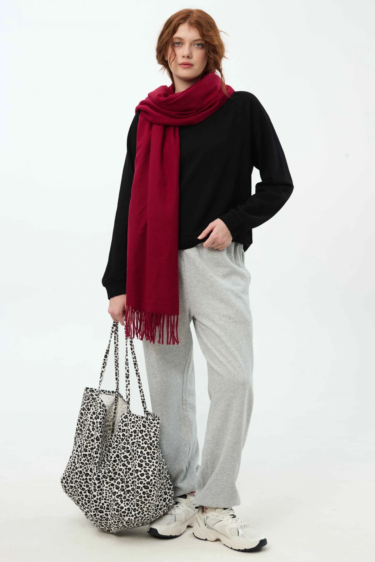 Pantalón Mecha Gris Melange