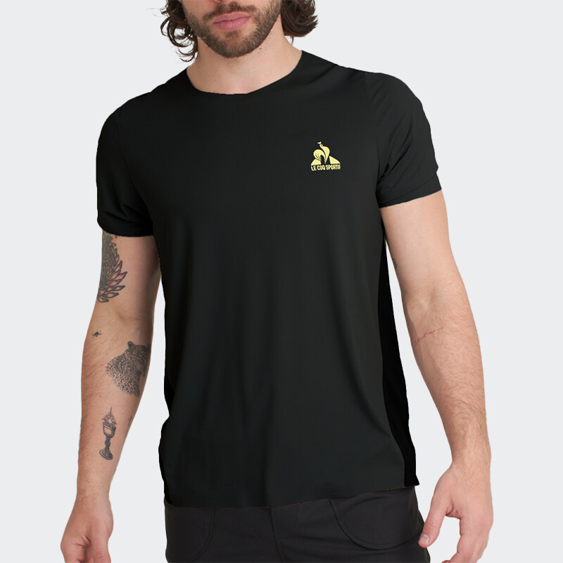 Remera Le Coq Sportif Training Pro Negro