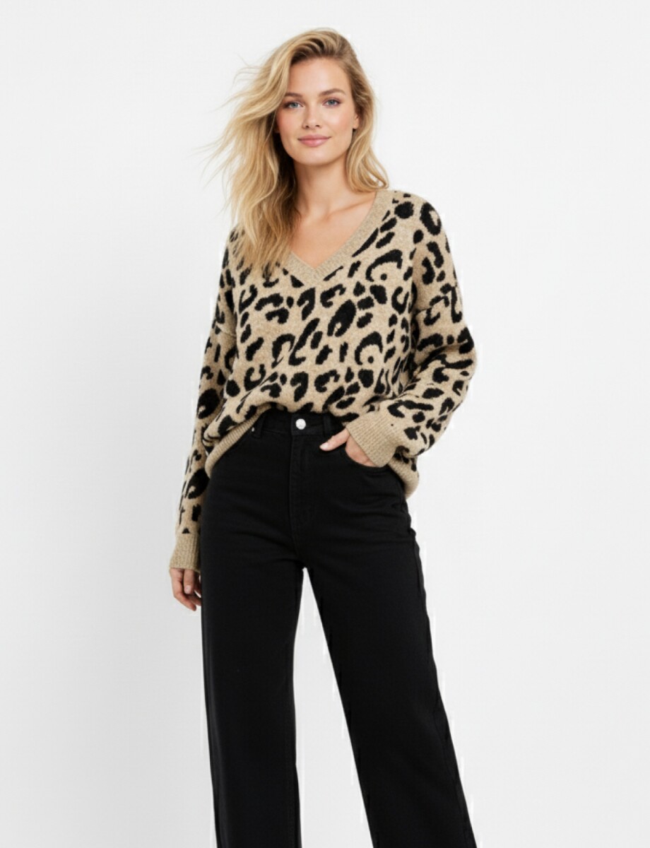 Buzo Lana - Tostado/multi 