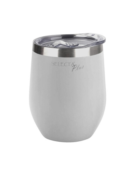 VASO/MATE TERMICO C/TAPA AC.INOX 350ML BLANCO VASO/MATE TERMICO C/TAPA AC.INOX 350ML BLANCO