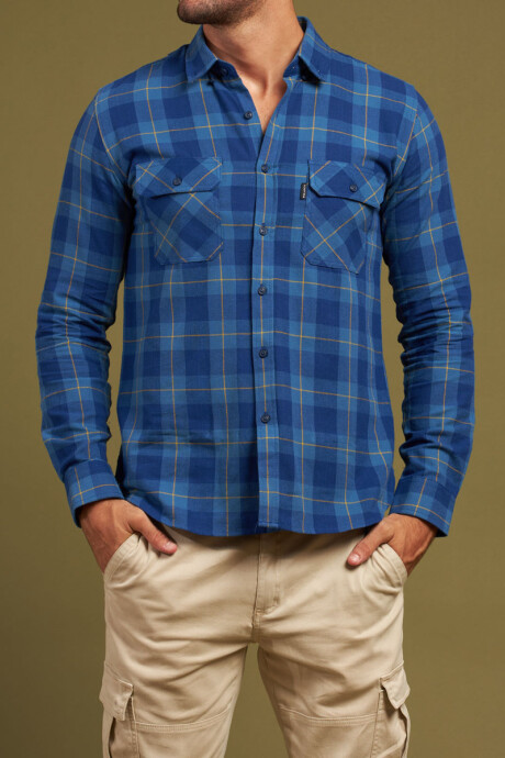 CAMISA ACUIA POLANCO Azul Piedra