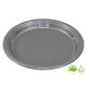 Plato Biodegradable 15cm x10Un Plateado