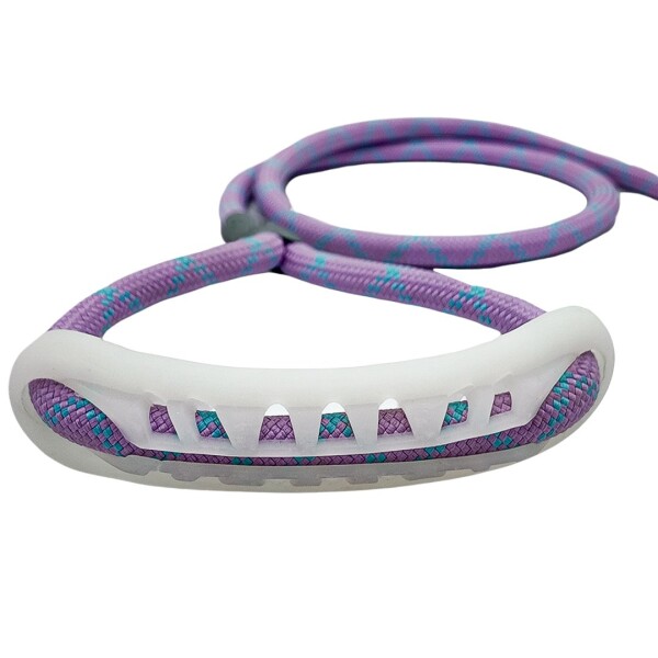 Correa Perro 110Cm Reforzada Cuerda Ergonomica Hasta 60 Kg Variante Color Lila