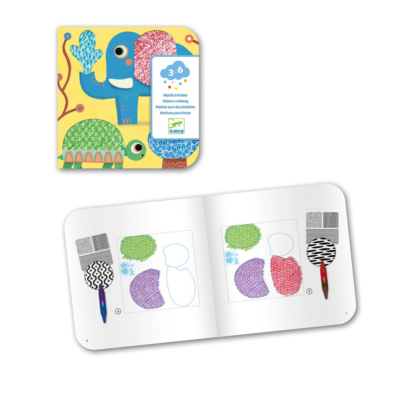 Motivos para frotar Amigos de Magali Djeco Motivos para frotar Amigos de Magali Djeco