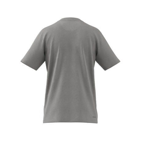 Camiseta Train Essentials Feelready Logo Training - Medium G MEDIUM GREY HEATHER/COLLEGIATE NAVY