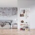 Perchero Ropa Rack Multifuncional Zapatero Organizador Percha Estantes Imback Color Blanco Perchero Ropa Rack Multifuncional Zapatero Organizador Percha Estantes Imback Color Blanco