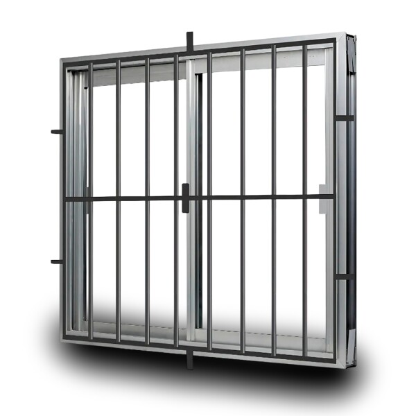 Promo Ventana de Aluminio + reja 100X100