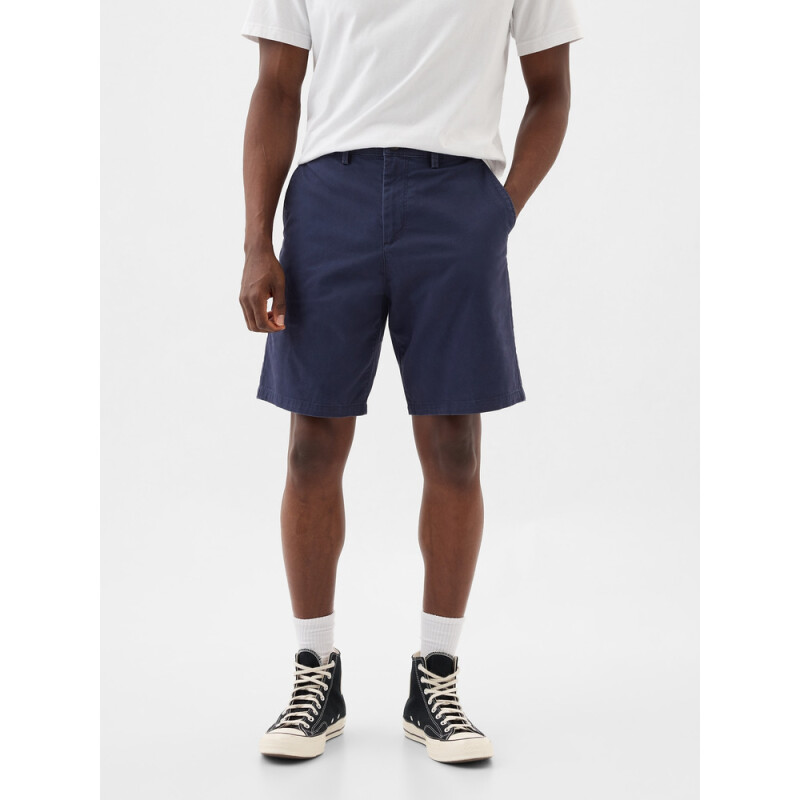 V-9IN ESSENTIAL SHORT VINTAGE NAVY