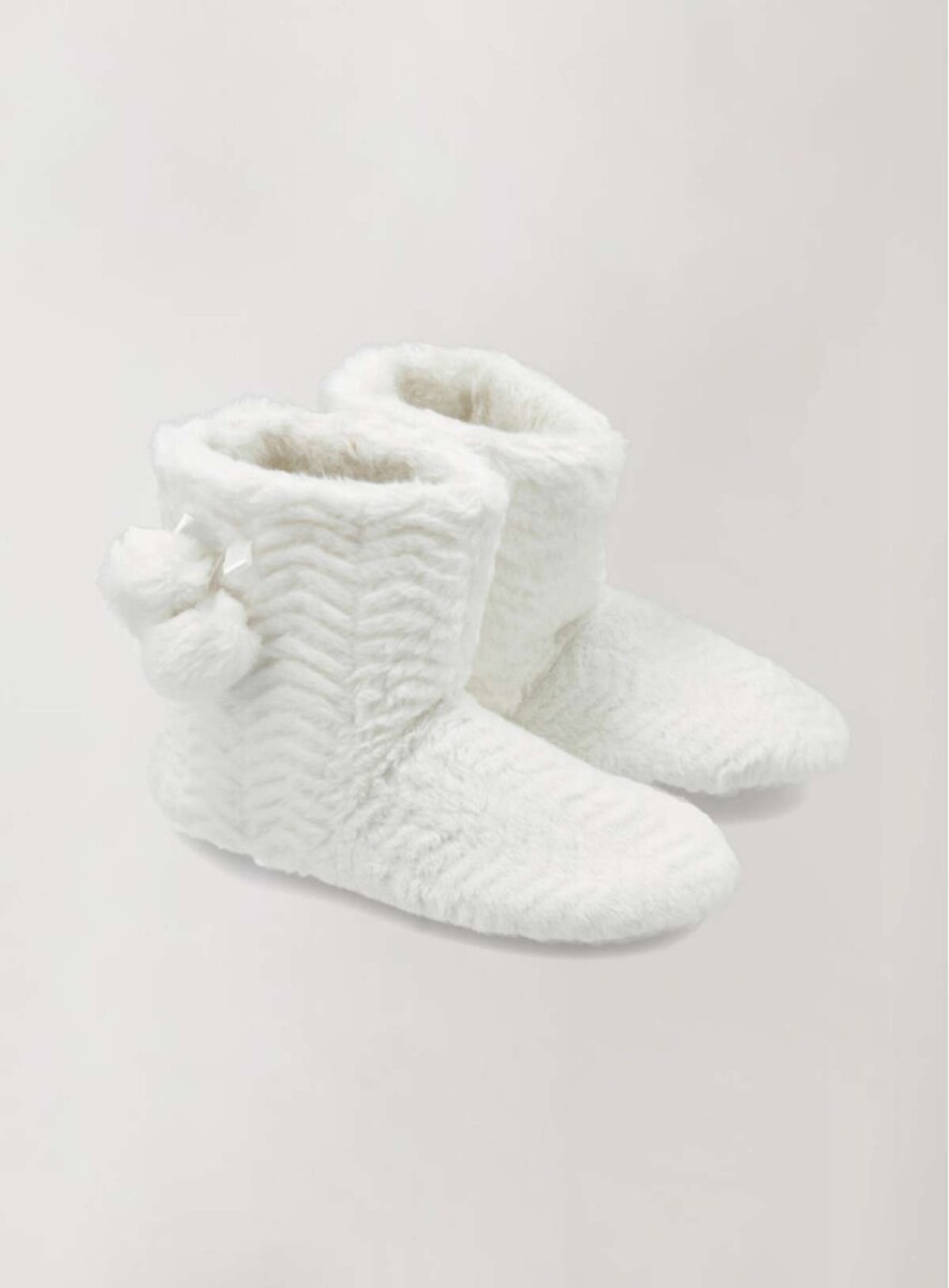 Bota textura - Blanco 