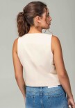 CHALECO LALY CORTO Beige