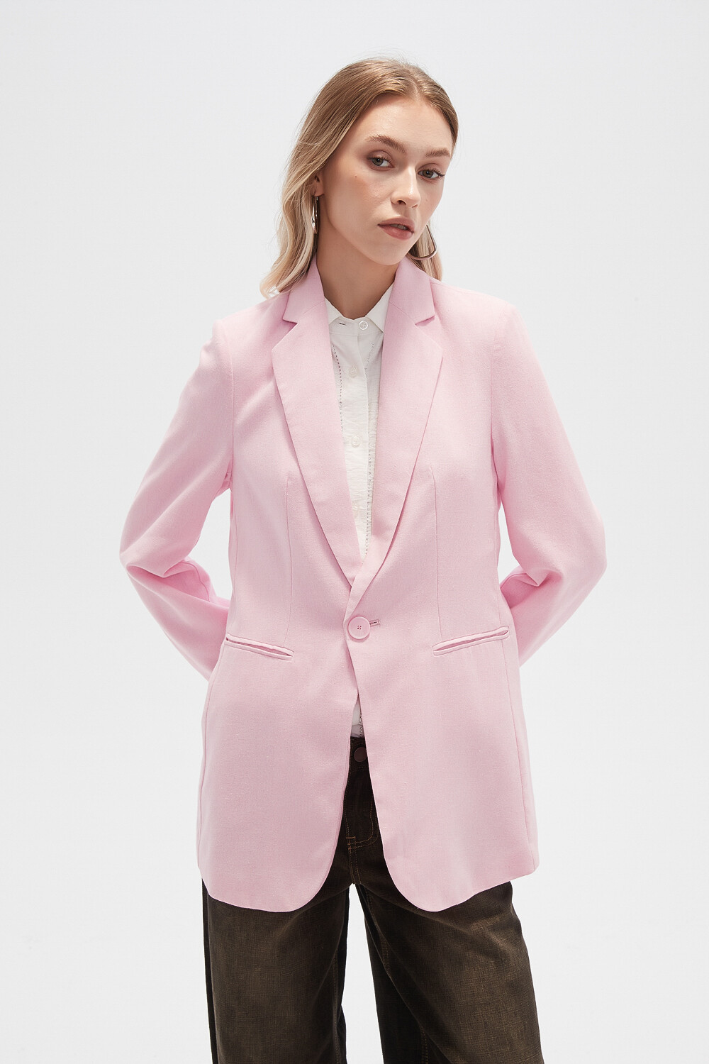 Blazer Flok Rosa Claro