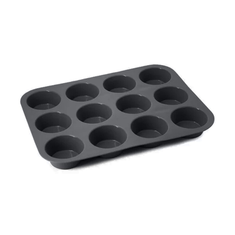 Molde muffin x12 silicona GRIS