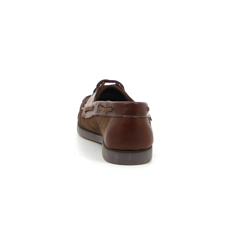 Mocasin Country de Hombre Nautico Nob/nautilus Chocolate-tabaco