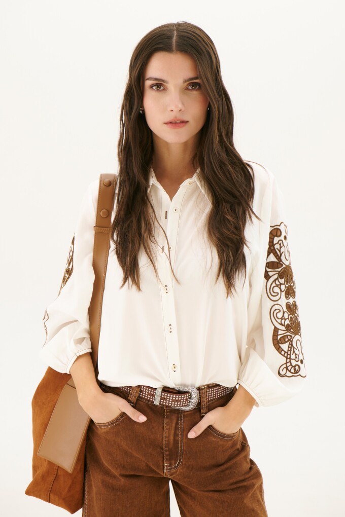 CAMISA ROMI CHOCOLATE