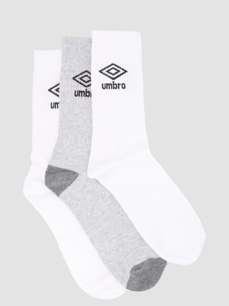 Media Umbro Pack x3 Diseño 11 U Umbro Hombre 959