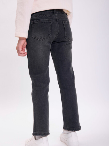 Pantalón jean regular Gris Oscuro
