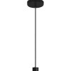COLGANTE VINTAGE ALUM LISO NEGRO E27 1,5MTS COLGANTE VINTAGE ALUM LISO NEGRO E27 1,5MTS