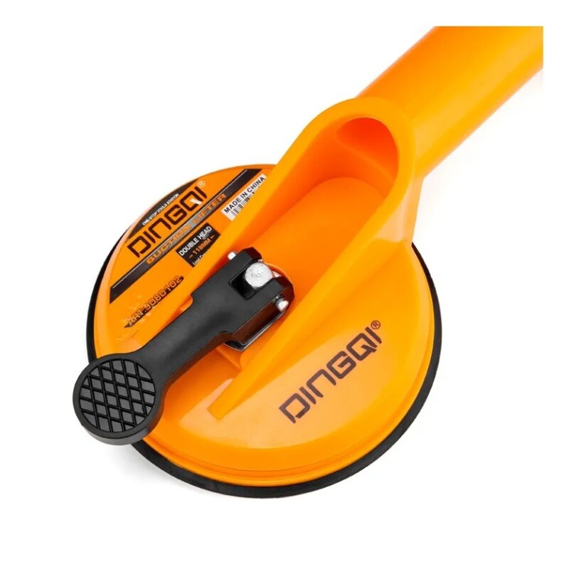 DINGQI VENTOSA CHUPON VIDRIO DOBLE 118MM 80KG Dingqi Ventosa Chupon Vidrio Doble 118mm 80kg